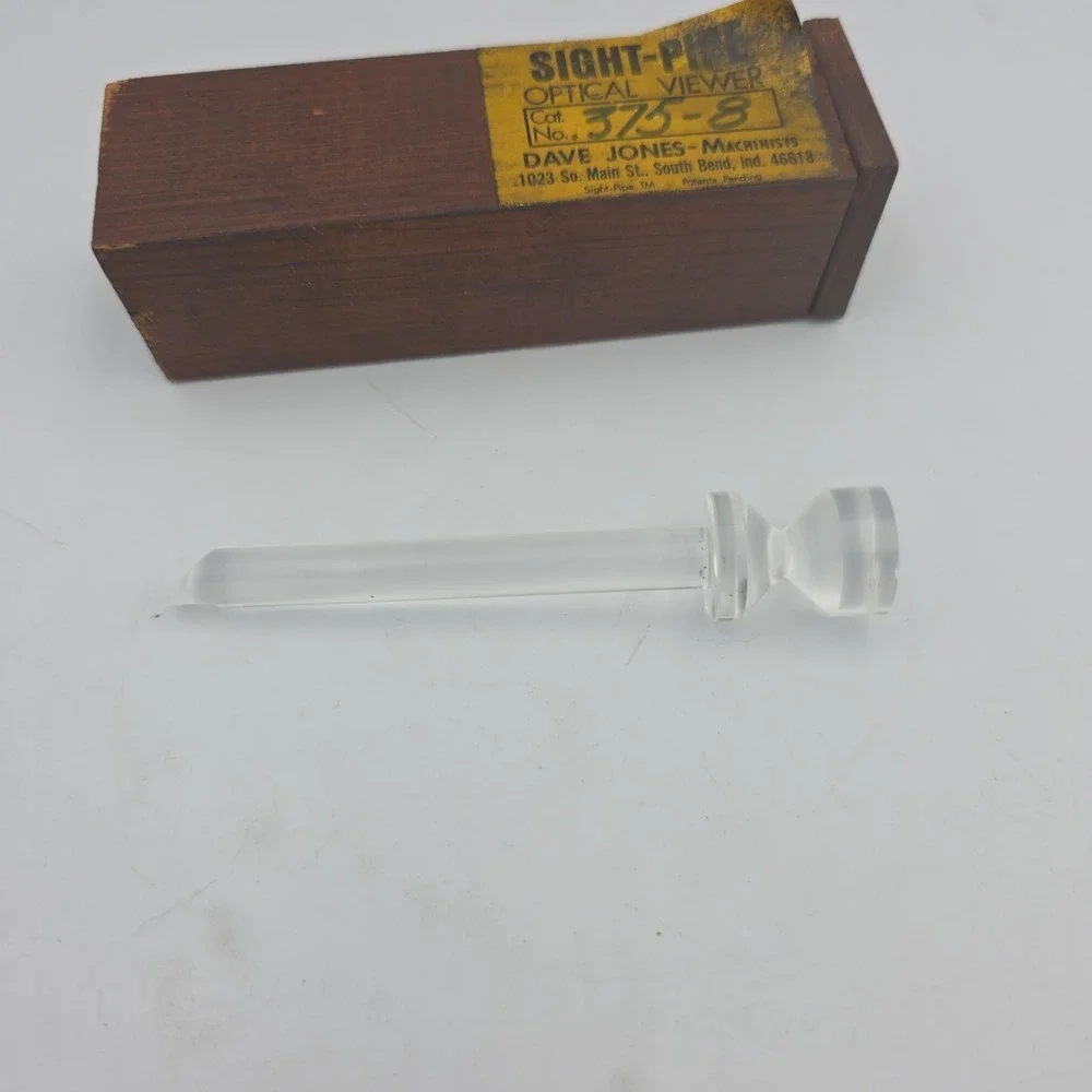 Dave Jones Machinists Sight Pipe Optical Viewer 375-8 RARE